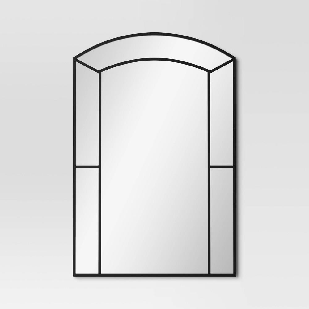 24 x 36 Window Pane Wall Mirror Black Thresholdtm Modern Style 24-x-36-window-pane-wall-mirror-black-thresholdtm-modern-style