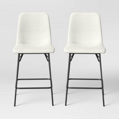 2pk Turnbull Counter Height Barstools Cream Project 62